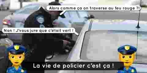 La vie quotidienne d'un policier en 15 points incontour...