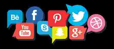 réseaux, sociaux, logos