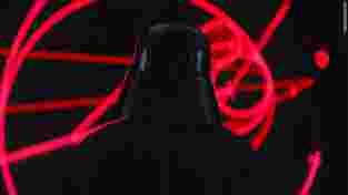 lumière et casque de Dark Vador