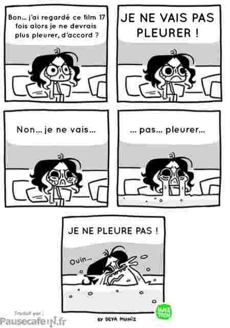 Deya Muniz illustrations humour femmes pleurer film se retenir