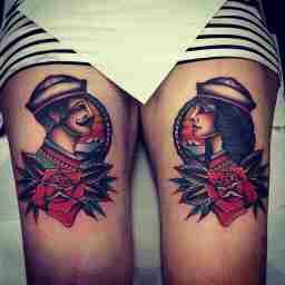 Tattoos cuisse femme