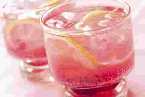 photo,boisson,fraîche,limonade,red,rose,cranberry,citron