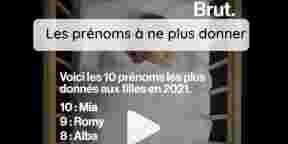 Le top 20 des prénoms les plus donnés en 2021 est sortie !