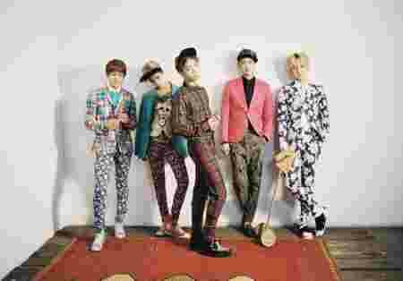 Looks K-POP extravagants SHINee 2013