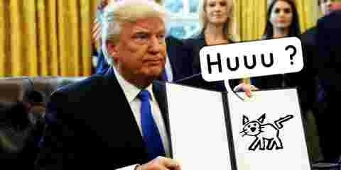 Trump est-il un homme horrible ? Ses "dessins" prouvent...
