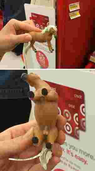 cheval, realiste, penis