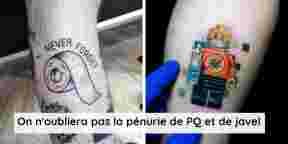 10 tatouages faits sur des gens qui ont eu la vie dure à cause du covid-19
