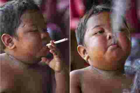 bébé fumeur
