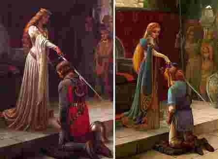 Lothlenan artiste pop culture oeuvre classique Zelda Link Edmund Blair Leighton