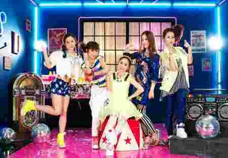 Looks K-POP extravagants Crayon Pop clip Saturday Night 2012