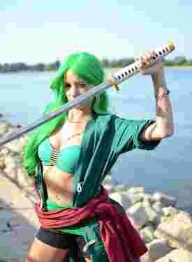 Cosplay inspiré d'animé japonais One Piece Zoro