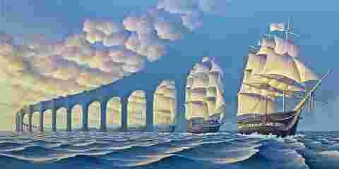 Ces 25 illusions d'optique peintes par Rob Gonsalves vo...