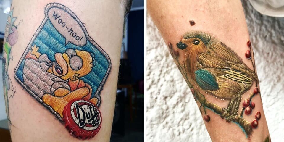 Broderie Tatouage