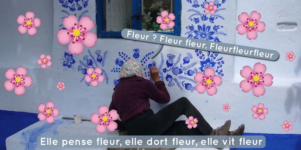 Mamie Fleurs Bleues Thh