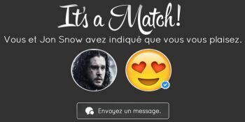 Montage Match Tinder Jon Snow Emoji