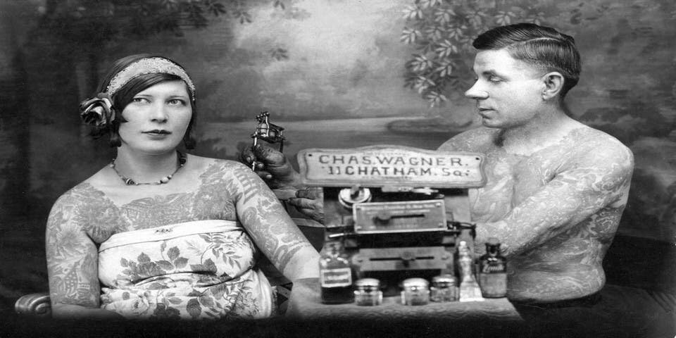 Tatouage Vintage Couple