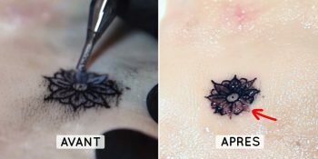 Tatouages Changent Couleurs Selon Sante Interne