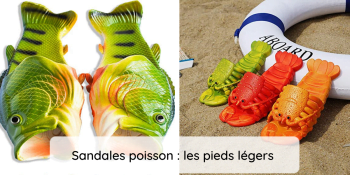 Les sandales poisson, une véritable petite mode pour les pieds.