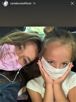 Carla Bruni Leve Enfin Le Mystere Sur Le Visage De Sa Fille 1