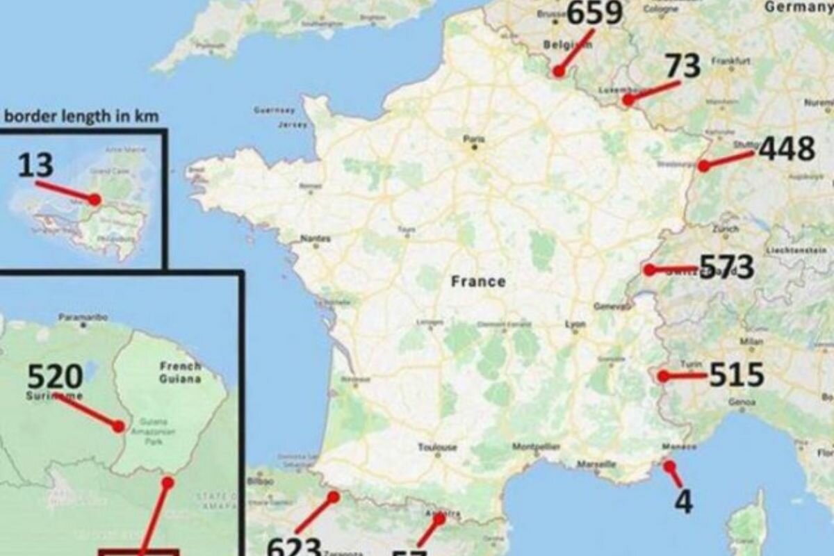 La Plus Grande Frontière De La France