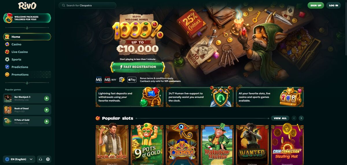 Aperçu de Rivo Casino